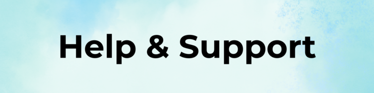 Help & Support